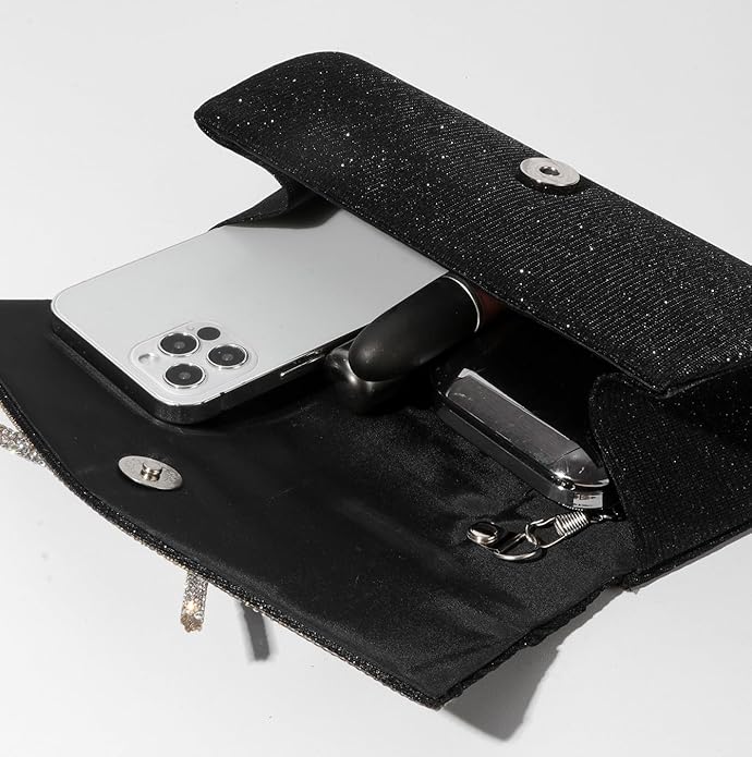 Bow Evening Bag Sparkly Clutch Purses for Women