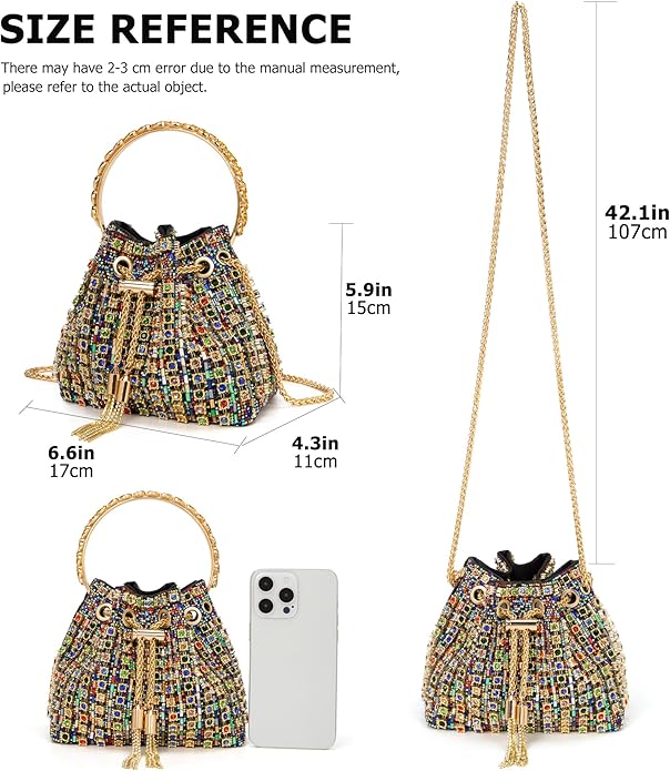 Sparkly Diamond Evening Bag Clutch Purses