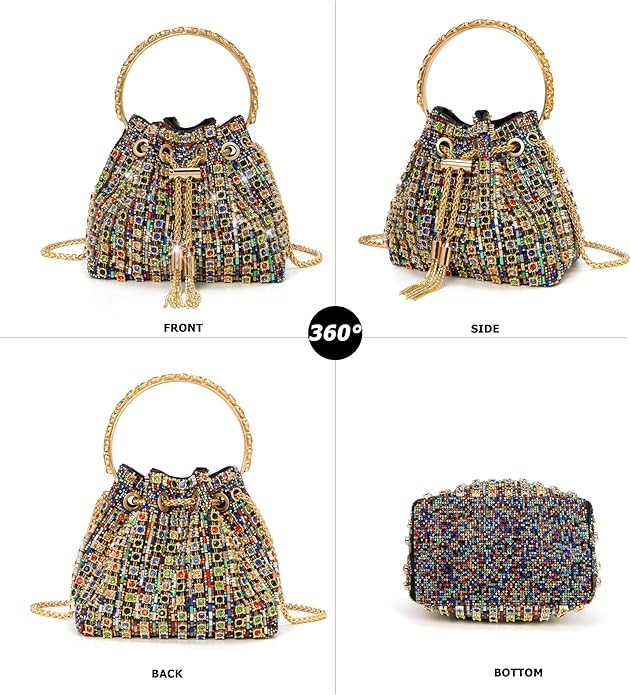 Sparkly Diamond Evening Bag Clutch Purses